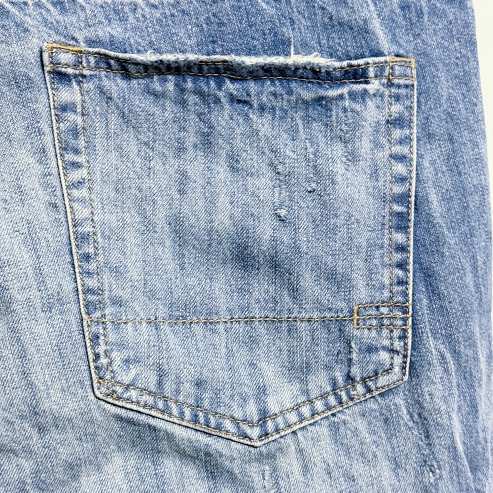 Aeropostale Relaxed Fit Jeans 40x34 Light Wash 100% Cotton Denim - Picture 14 of 16